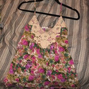 Delia’s Floral tank top